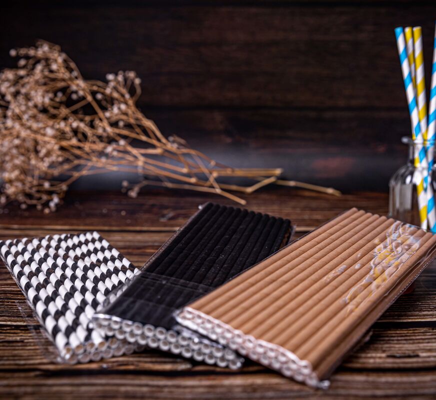 Quality Eco-Friendly Biodegradable Compostable Paper Straw - Plastic-Free Alternative for Cold Drinks factory