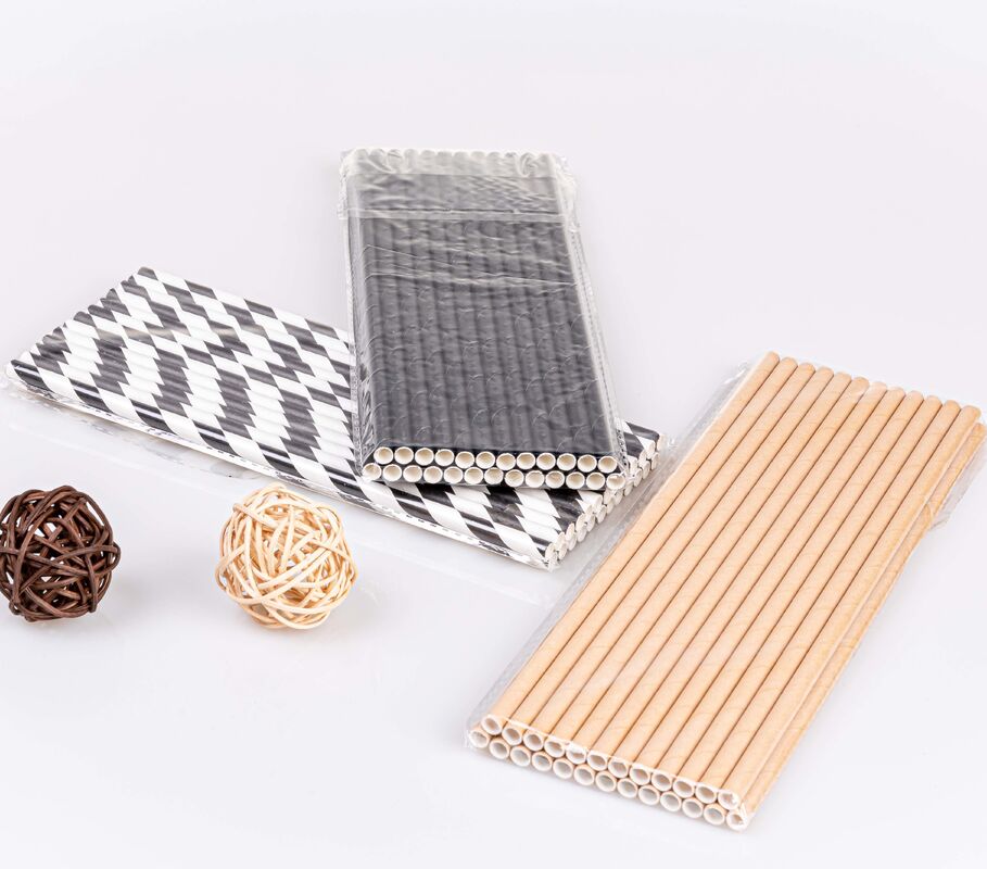 Quality Eco-Friendly Biodegradable Compostable Paper Straw - Plastic-Free Alternative for Cold Drinks factory
