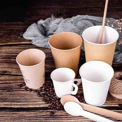 quality Eco Friendly Single Wall Paper Cup - Disposable and Sustainable Solution factory
